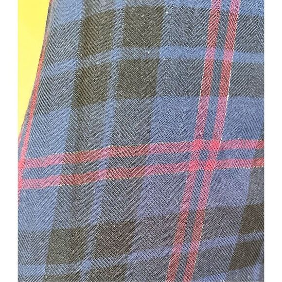 Beach Lunch Lounge Anthropologie Blue and Red Button Down Flannel Size Small - Picture 3 of 5